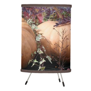 Pumpkins And Fall Plants   Tripod Lamp by SmilinEyesTreasures at Zazzle
