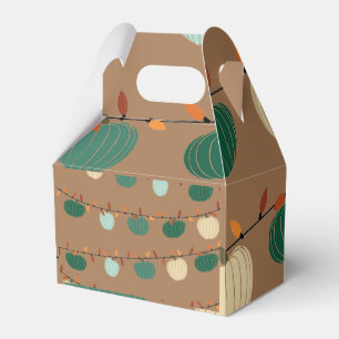 Pumpkins and Lights Favor Boxes