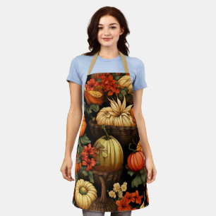 Pumpkins and More, Autumn, Apron