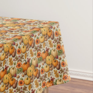 Pumpkins and More Tablecloth