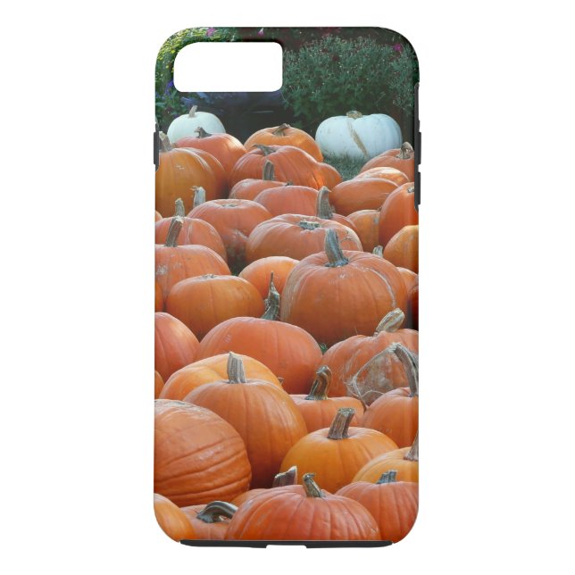 Pumpkins and Mums Autumn Harvest Photography Case-Mate iPhone Case (Back)