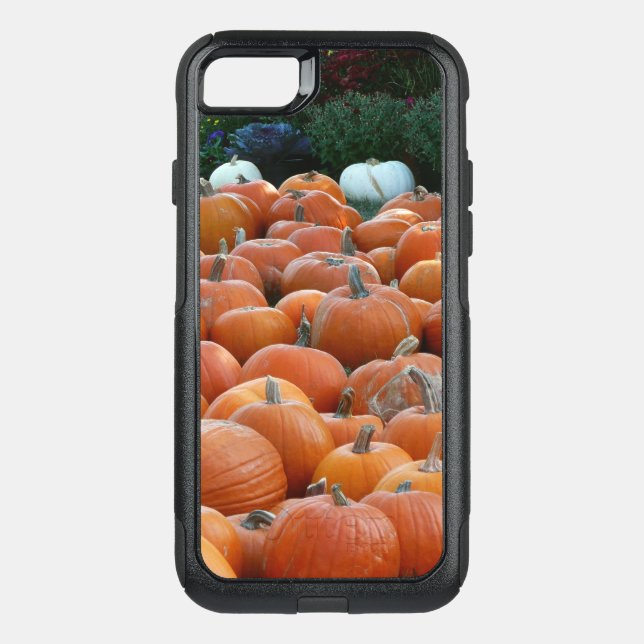 Pumpkins and Mums Autumn Harvest Photography Otterbox iPhone Case (Back)