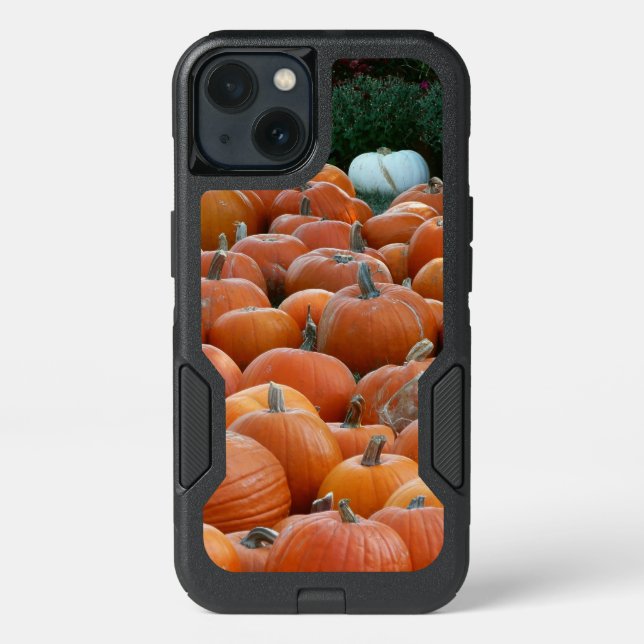Pumpkins and Mums Autumn Harvest Photography Otterbox iPhone Case (Back)
