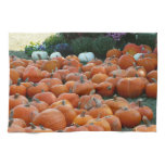 Pumpkins and Mums Autumn Harvest Photography Towel