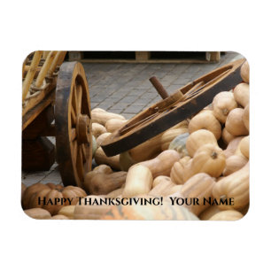 Pumpkins and Wheel Magnet