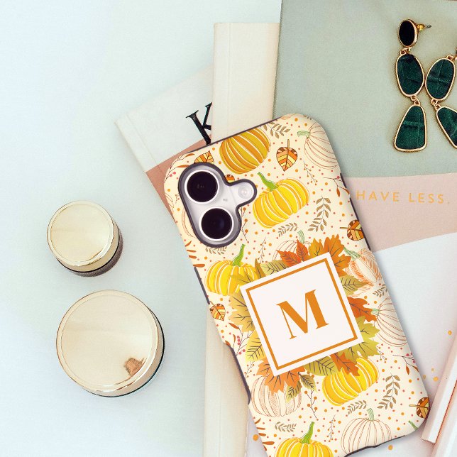 Pumpkins Autumn Fall Harvest Pattern Case-Mate iPhone Case (Creator Uploaded)
