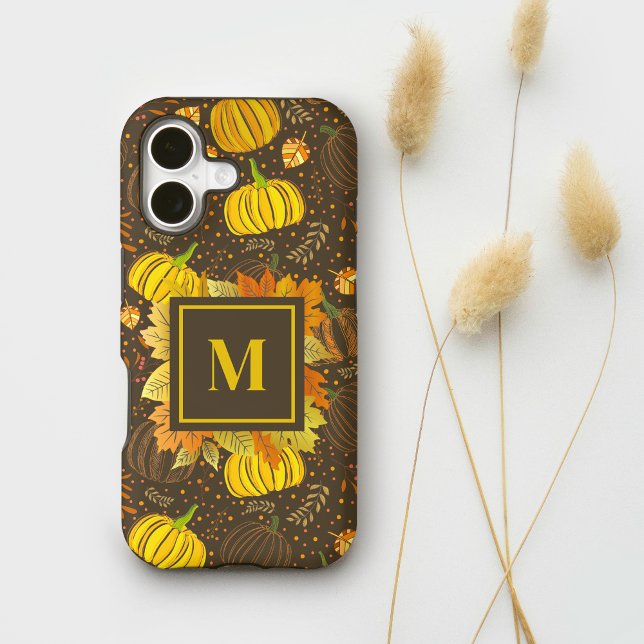 Pumpkins Autumn Fall Harvest Pattern Case-Mate iPhone Case (Creator Uploaded)