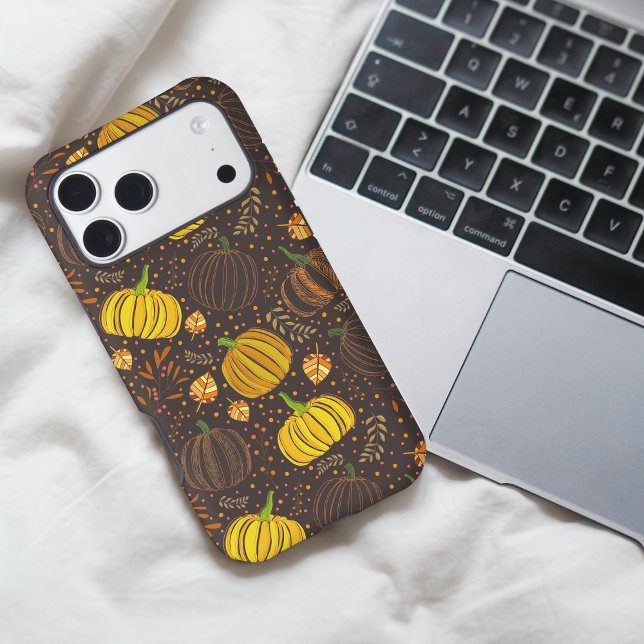 Pumpkins Autumn Fall Harvest Pattern Case-Mate iPhone Case (Creator Uploaded)