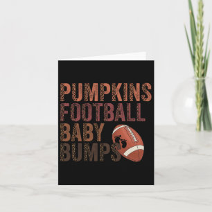 Pumpkins Autumn Halloween Footbyll By3 Card