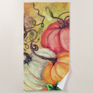 Pumpkins Beach Towel