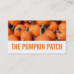 Pumpkins Business Card