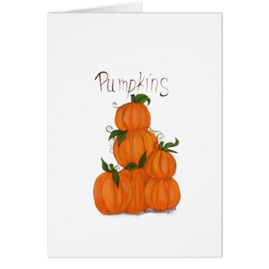 Pumpkins Cards (Front)