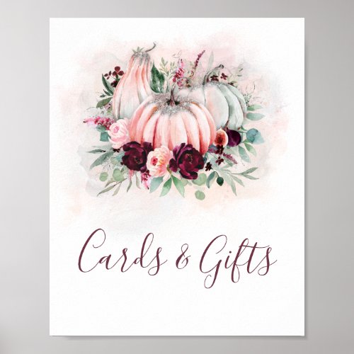 Pumpkins Cards and Gifts Sign