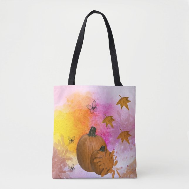 Pumpkins Collage Tote Bag (Front)