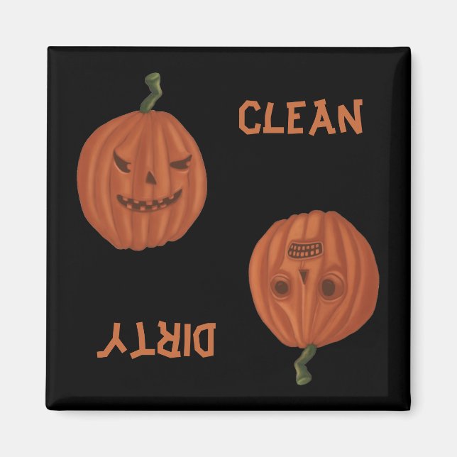 Pumpkins Dishwasher Magnet Customize Background (Front)