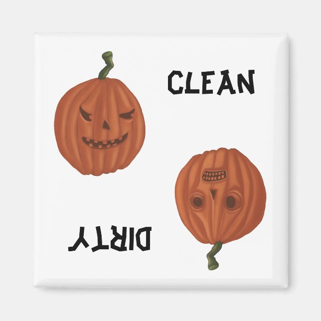 Pumpkins Dishwasher Magnet Customize Background (Front)