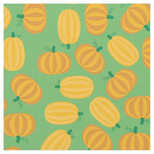 Pumpkins Fall Autumn Harvest Fabric