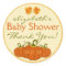 Pumpkins Fall Baby Shower Thank You