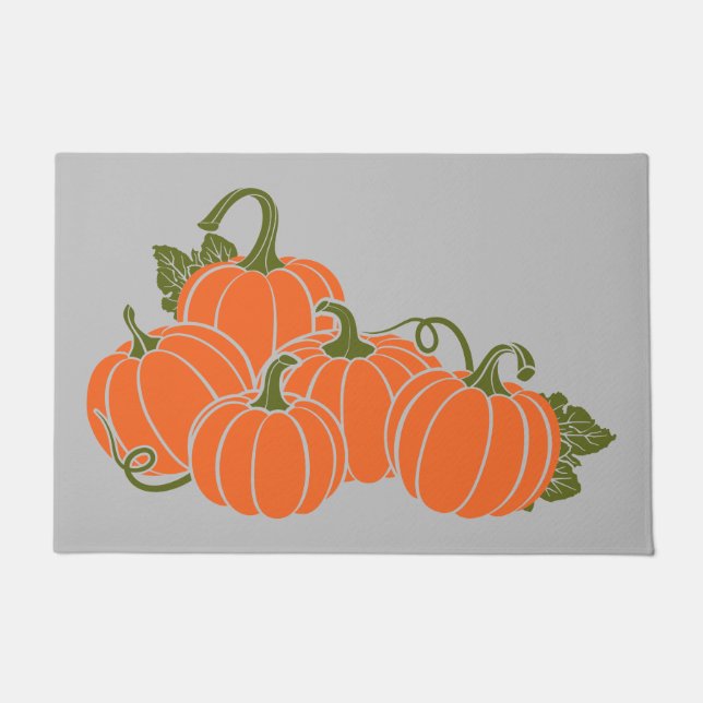 Pumpkins Fall Doormat (Front)