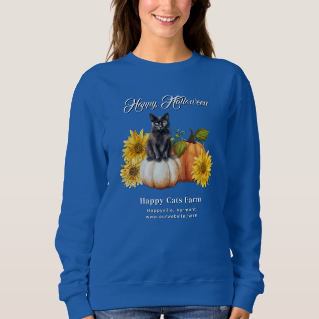 Pumpkins Farm Name Fall Season  Sweatshirt (Front)