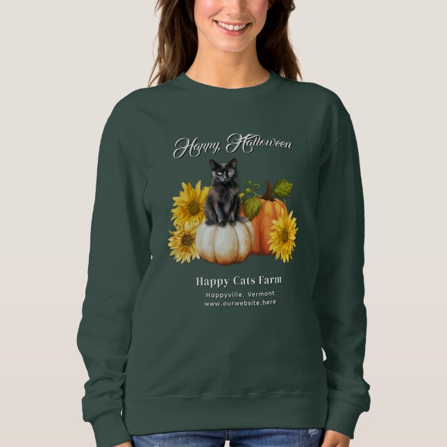 Pumpkins Farm Name Fall Season  Sweatshirt (Front)