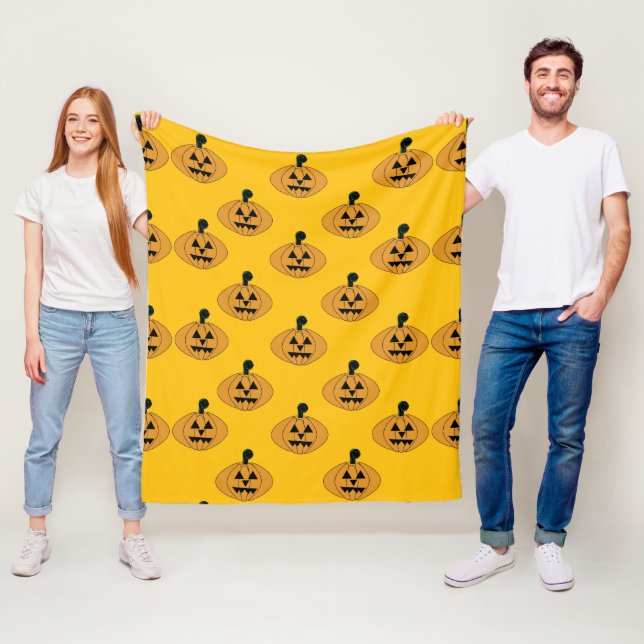Pumpkins Fleece Blanket (In Situ)