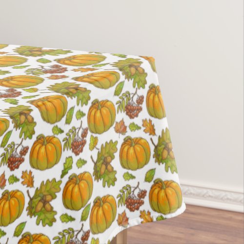 Pumpkins For Fall  Tablecloth
