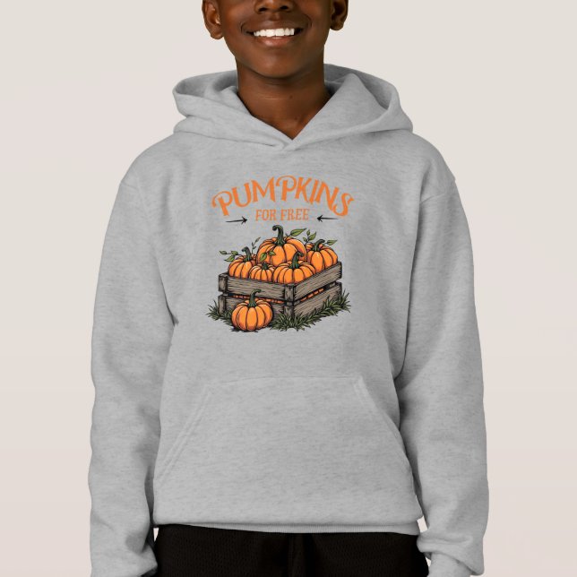 Pumpkins For Free - Autumn Lovers Hoodie (Front)