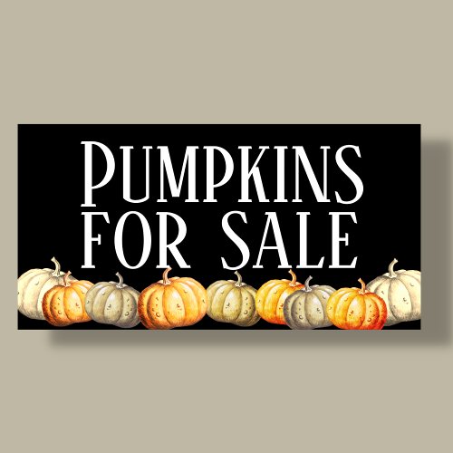 Pumpkins For Sale Advert Banner