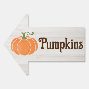 Pumpkins for Sale Lawn Yard Sign
