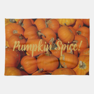 Pumpkins Galore! on a Kitchen Towel