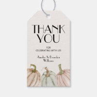 Pumpkins Gender Neutral Baby Shower Favor Gift Tags