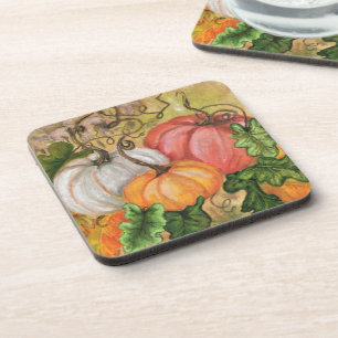 Pumpkins Halloween Beverage Coaster
