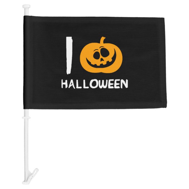 Pumpkins Halloween    Car Flag (Front)