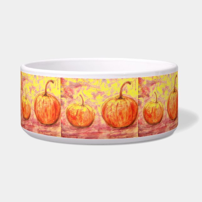 pumpkins in the fall sunshine bowl (Front)