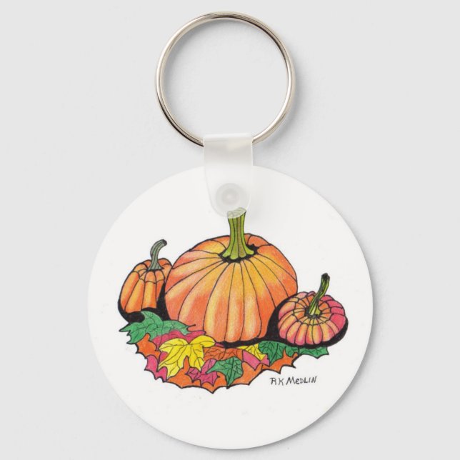 Pumpkins,keychain Keychain (Front)