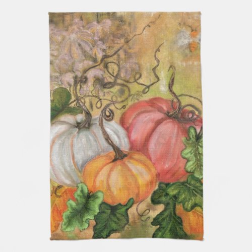 Pumpkins Kitchen Towel Halloween