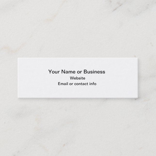 Pumpkins Mini Bookmark Business Card (Front)