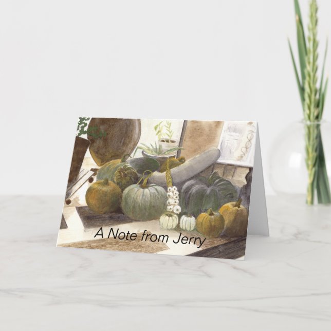 Pumpkins Note Card (Front)