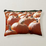 Pumpkins Photo for Fall, Halloween or Thanksgiving Accent Pillow