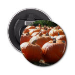 Pumpkins Photo for Fall, Halloween or Thanksgiving Bottle Opener