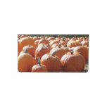 Pumpkins Photo for Fall, Halloween or Thanksgiving Checkbook Cover