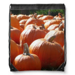 Pumpkins Photo for Fall, Halloween or Thanksgiving Drawstring Bag
