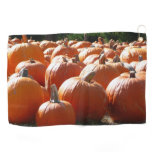Pumpkins Photo for Fall, Halloween or Thanksgiving Golf Towel