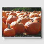 Pumpkins Photo for Fall, Halloween or Thanksgiving Guest Book