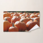 Pumpkins Photo for Fall, Halloween or Thanksgiving Hand Towel