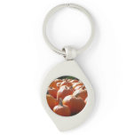 Pumpkins Photo for Fall, Halloween or Thanksgiving Keychain