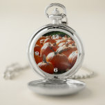 Pumpkins Photo for Fall, Halloween or Thanksgiving Pocket Watch