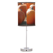 Pumpkins Photo for Fall, Halloween or Thanksgiving Table Lamp (Back)