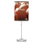 Pumpkins Photo for Fall, Halloween or Thanksgiving Table Lamp